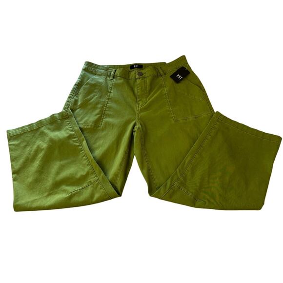 New KUT FROM THE KLOTH Women's Kiwi Ashton Cropped Barrel Jean Pants Size 12 - Picture 7 of 12